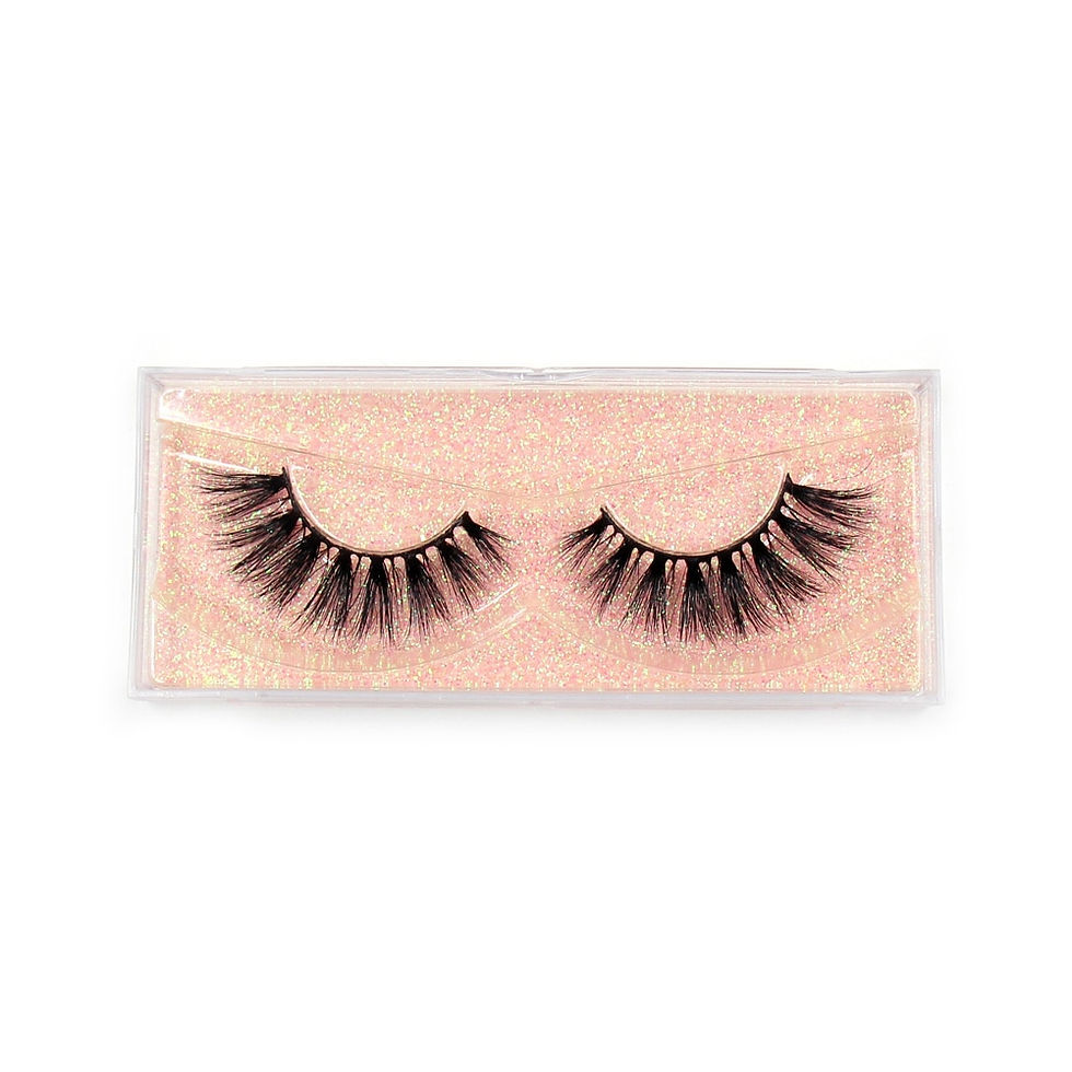 Thumbnail: LEHUAMAO Fluffy Mink Lashes Short Wispy Natural Eyelashes  Makeup False Lashes