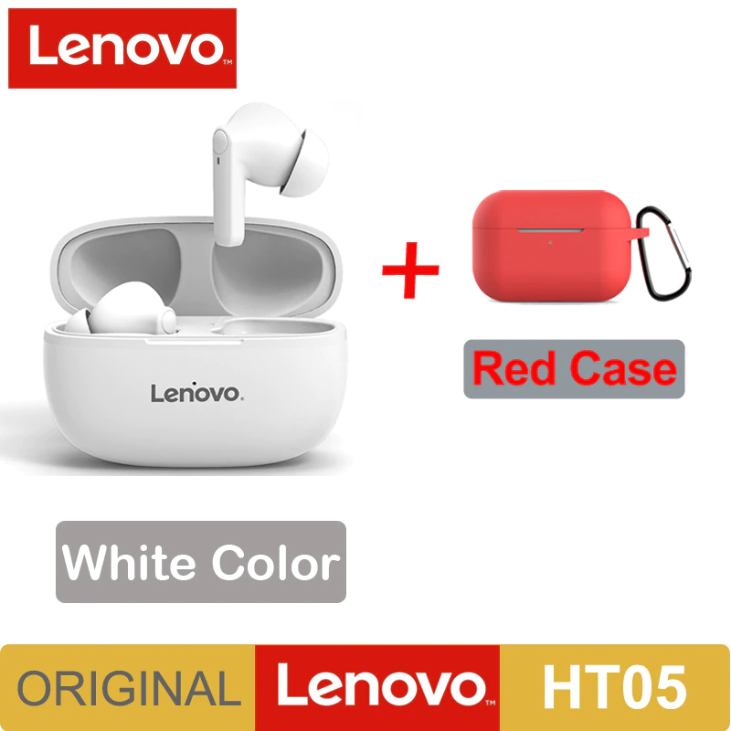 Thumbnail: Lenovo HT05 TWS Bluetooth Earphone Sports Wireless  For Android IOS Smartphone