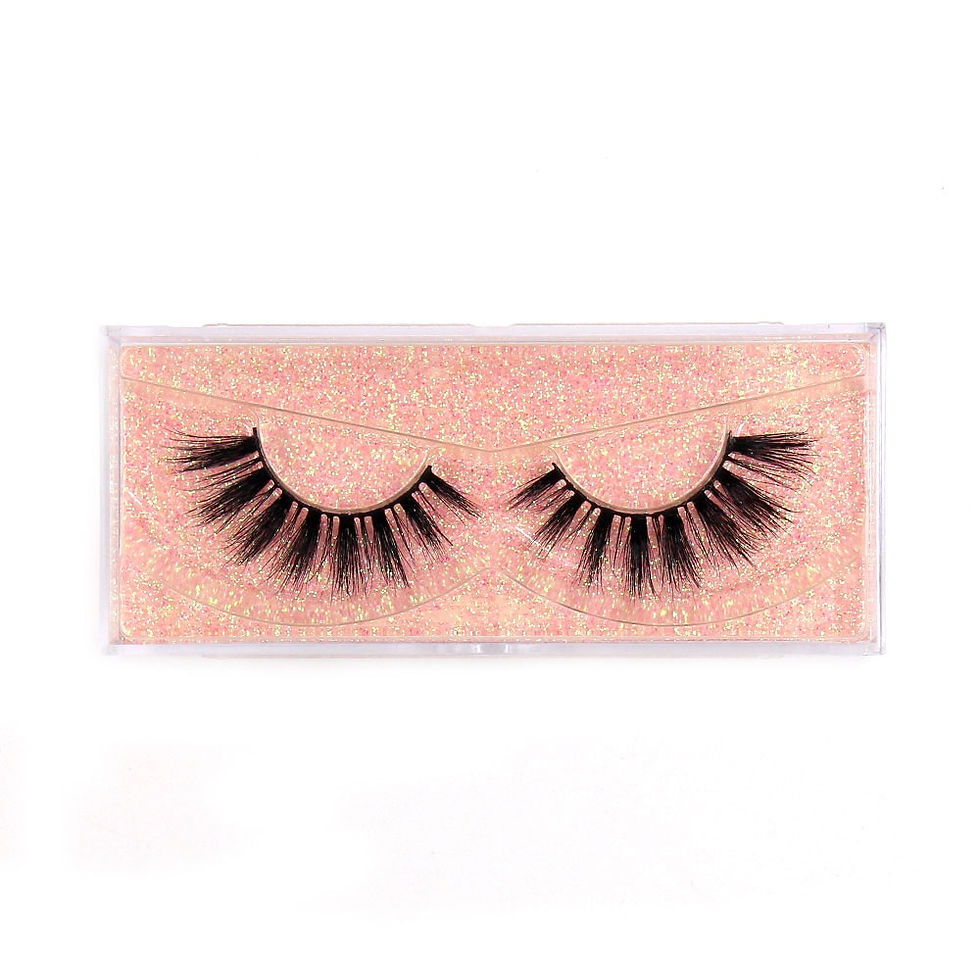 Thumbnail: LEHUAMAO Fluffy Mink Lashes Short Wispy Natural Eyelashes  Makeup False Lashes