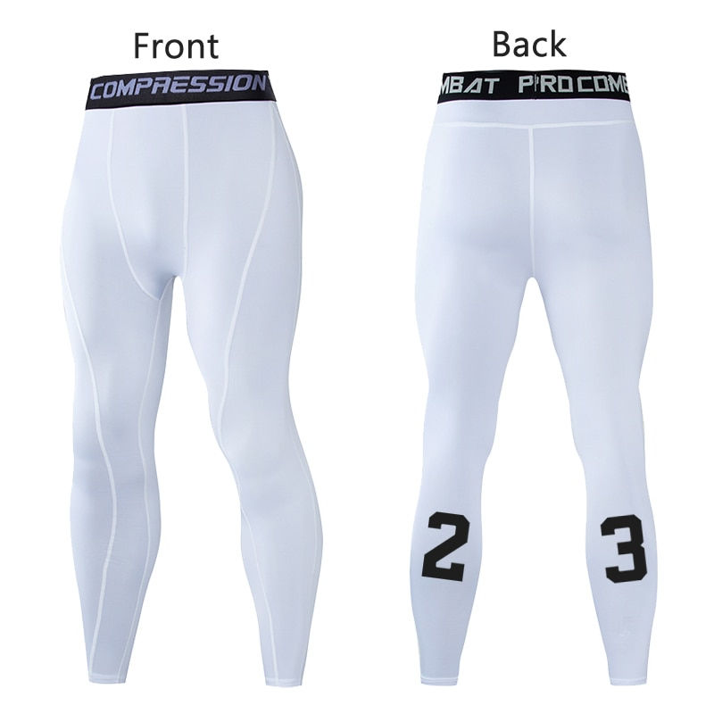 Thumbnail: Men Compression Pants Male Tights Leggings for Running Gym Sport Fitness 