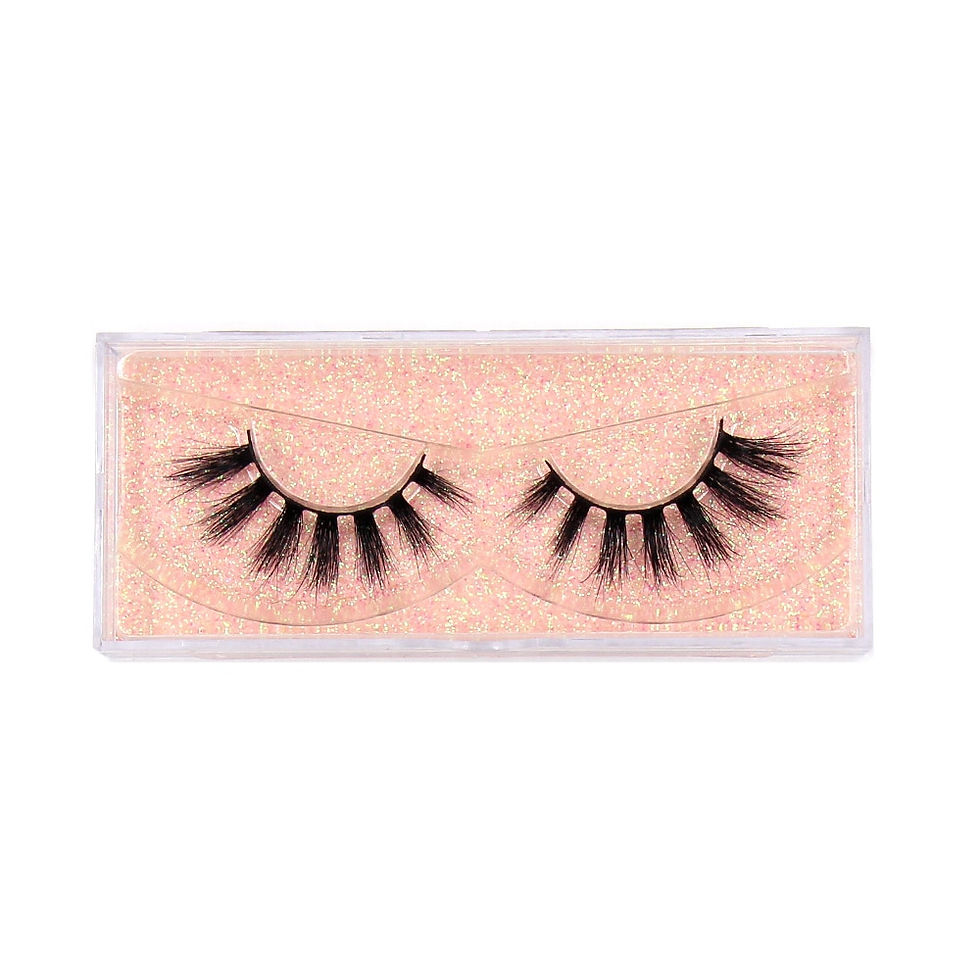Thumbnail: LEHUAMAO Fluffy Mink Lashes Short Wispy Natural Eyelashes  Makeup False Lashes