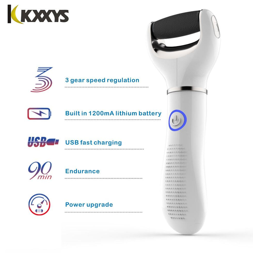 Thumbnail: Electric Foot Grinder Heel File Exfoliator Pedicure Machine Skin Remove Tool