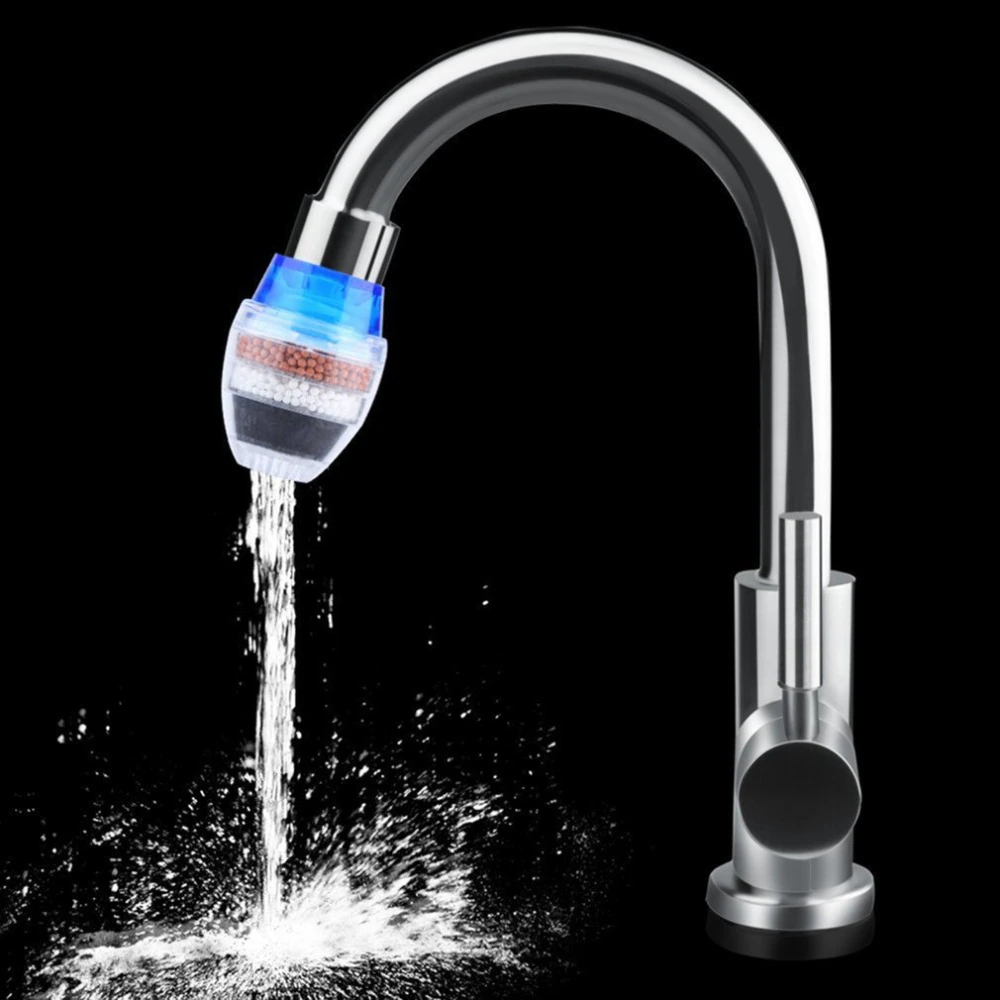 1pc Household Activated Carbon Water Filter Mini Kitchen Water Purifying 