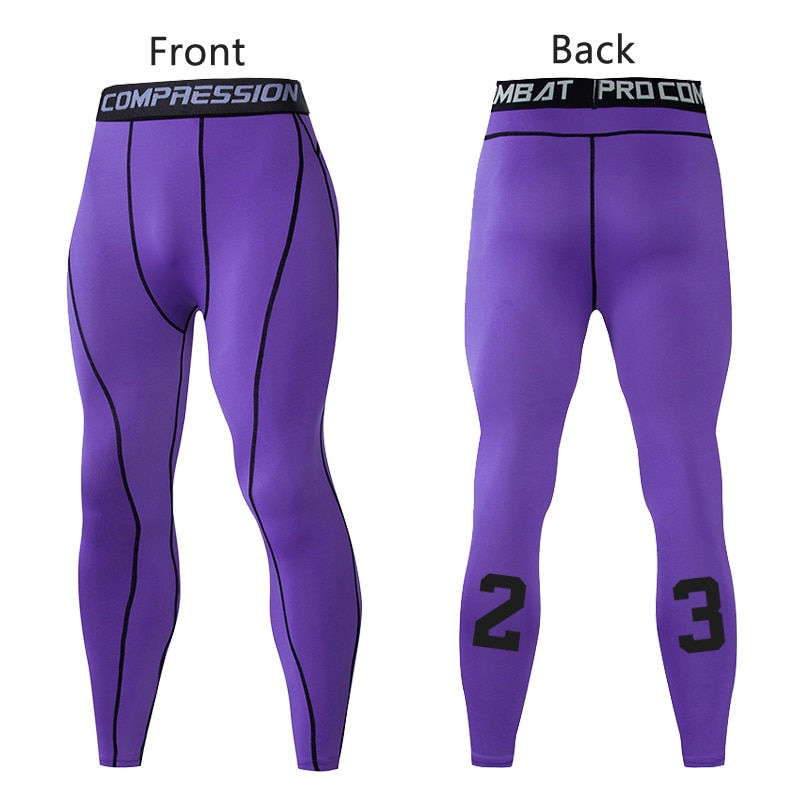 Thumbnail: Men Compression Pants Male Tights Leggings for Running Gym Sport Fitness 