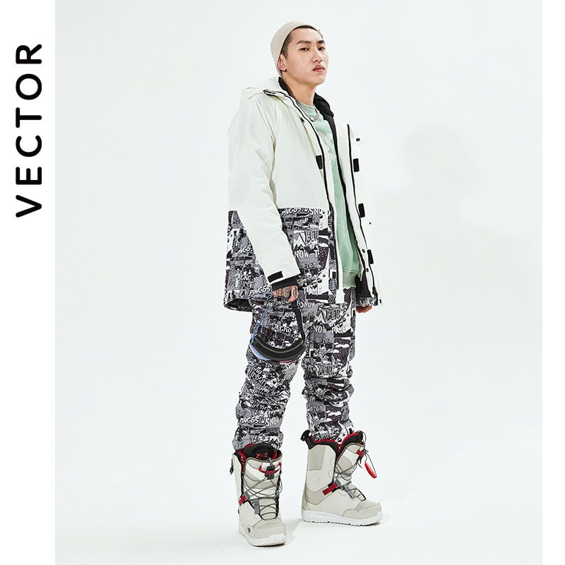 Thumbnail: VECTOR  Men Women Ski Jacket Pants Winter Warm Windproof Outdoor Sports 