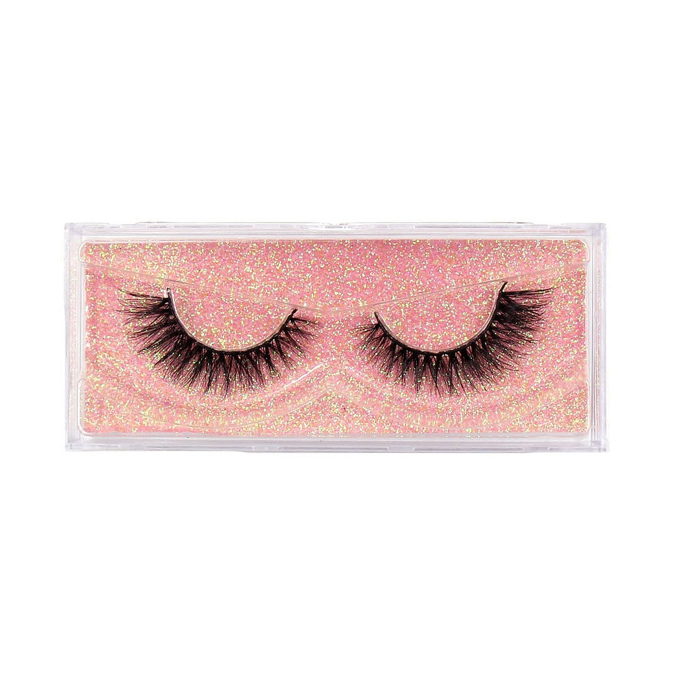 Thumbnail: LEHUAMAO Fluffy Mink Lashes Short Wispy Natural Eyelashes  Makeup False Lashes