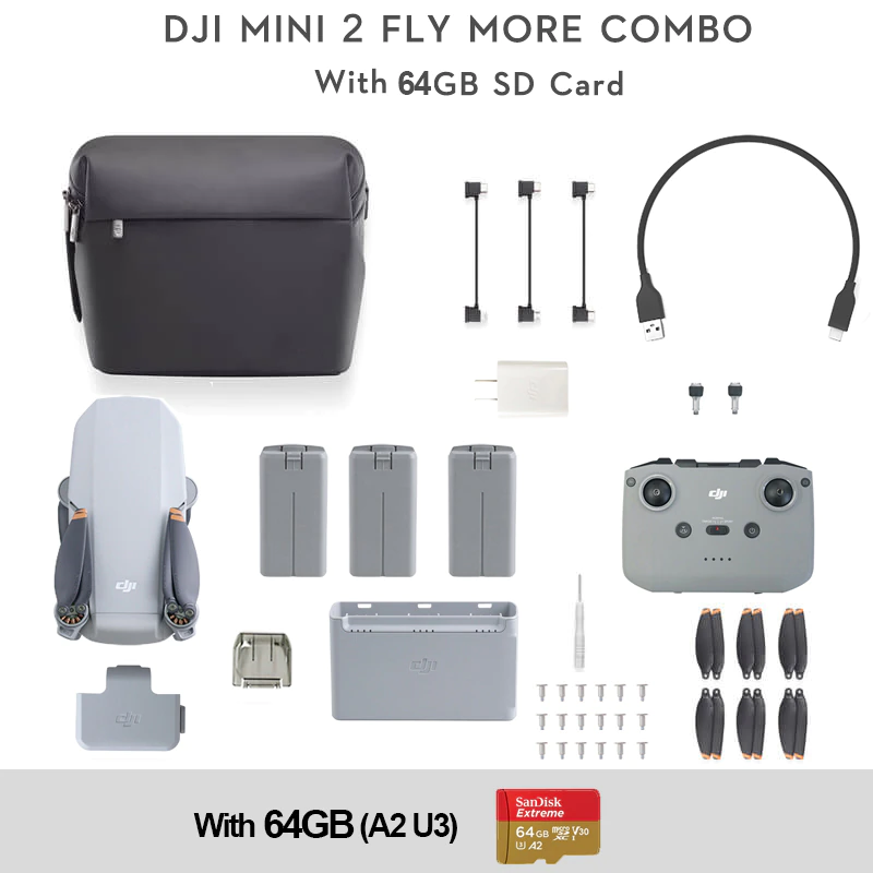 Thumbnail: DJI Mini 2 Drone Quadcopter Less than 249g 4K Video Transmission Mavic orginal