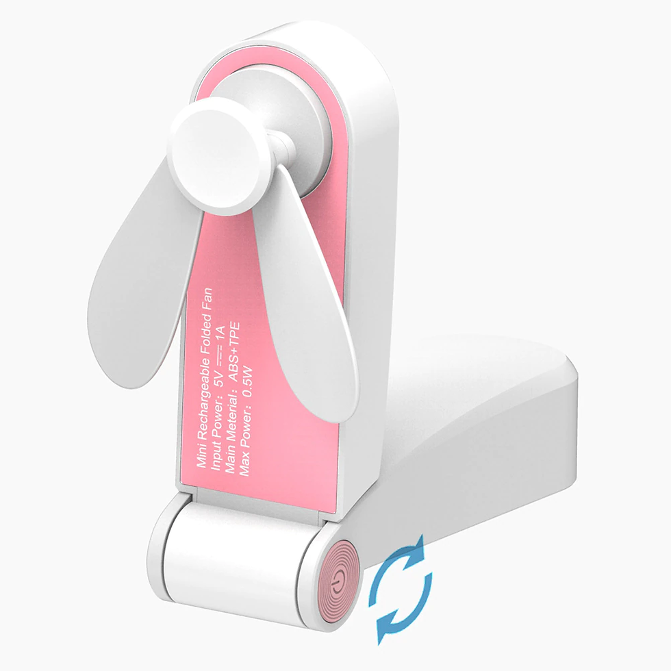 Thumbnail: Usb Mini Fold Fan Portable Small Air Cooler Electrical Appliances Desktop 