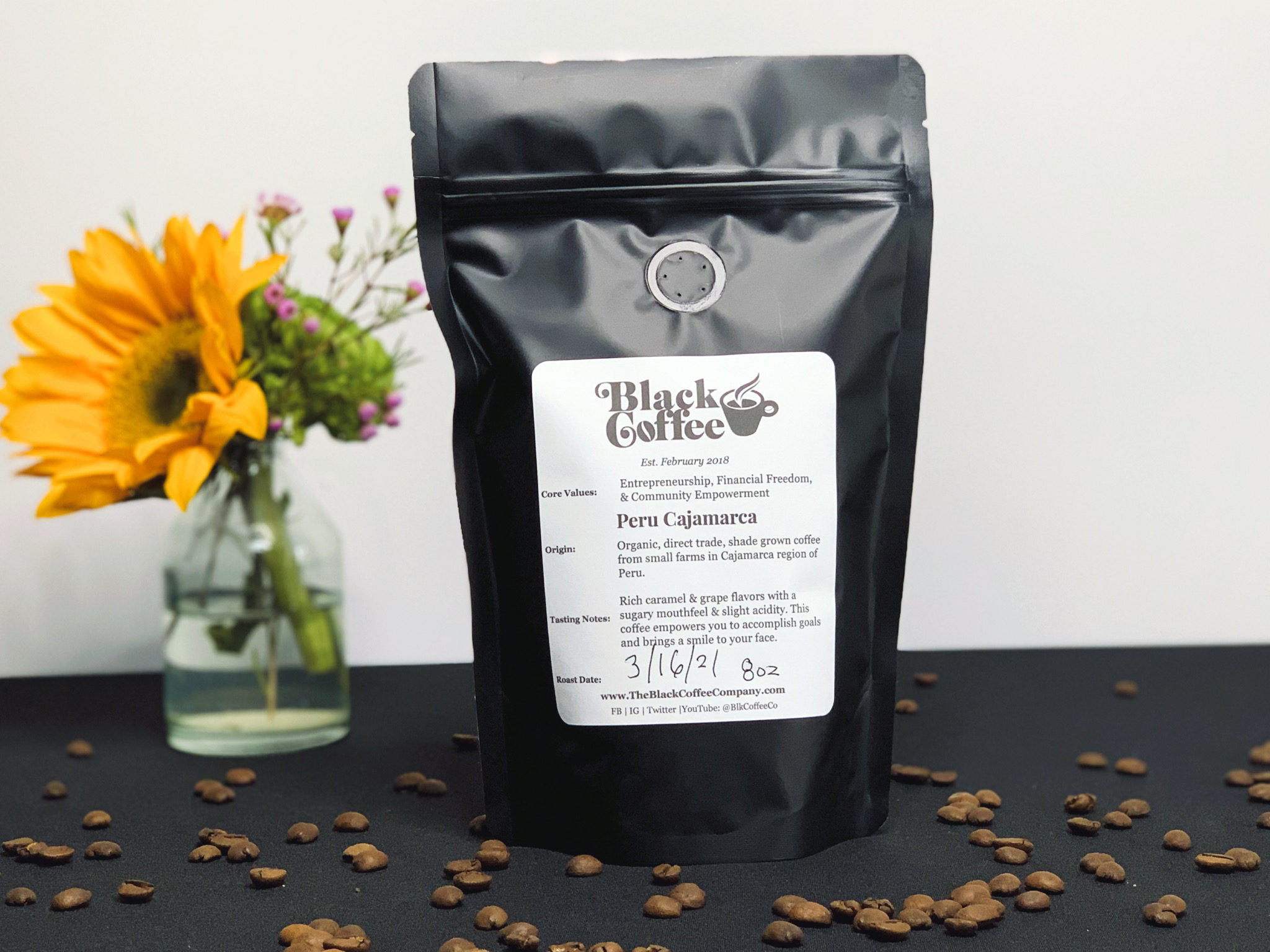 "Peru San Ignacio Cajamarca" Organic Coffee Beans