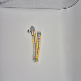 Yellow Kitten Collar, Flower Pattern
