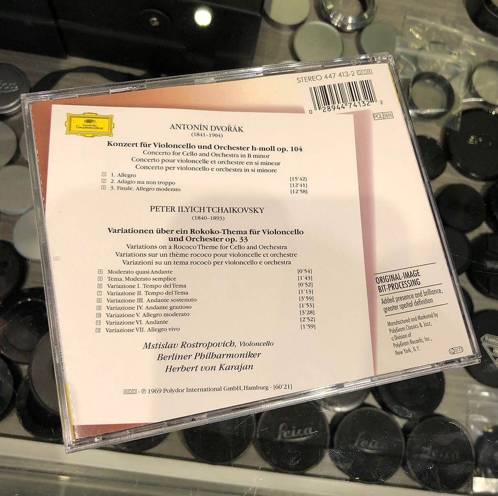 Thumbnail: Dvořák: Cello Concerto Tchaikovsky: Rococo Variations by Deutsche Grammophon