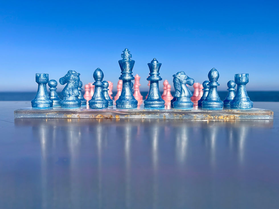 Thumbnail: 'Fairytale Skies' Chess Set