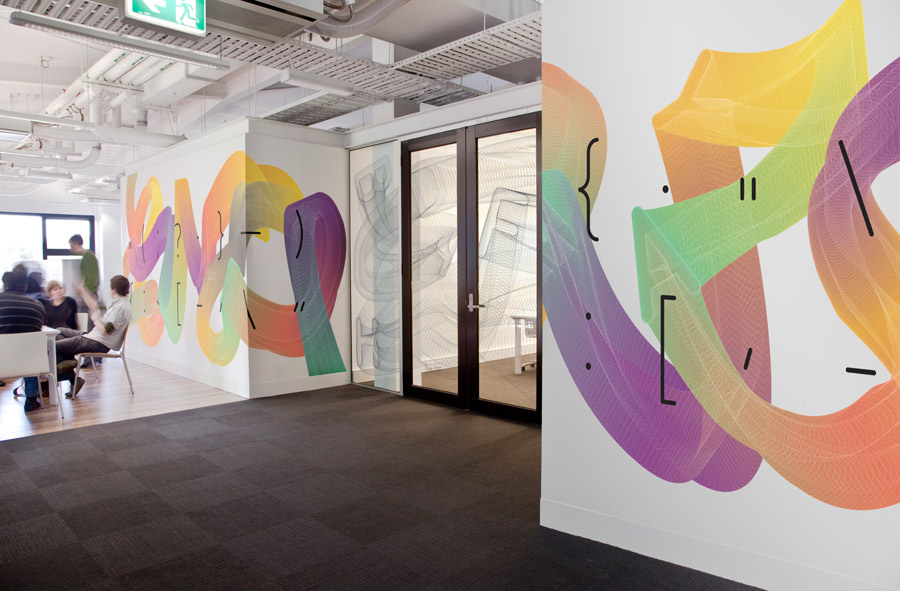 Islamabad wall graphics decoration,