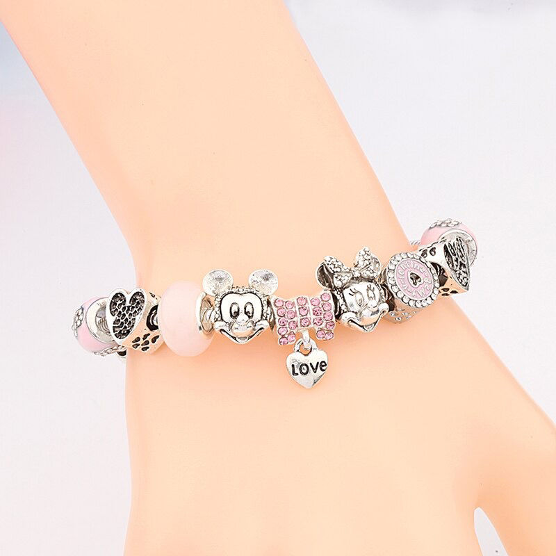Miniatura: Pulsera 20 cm con dijes Minnie Mouse
