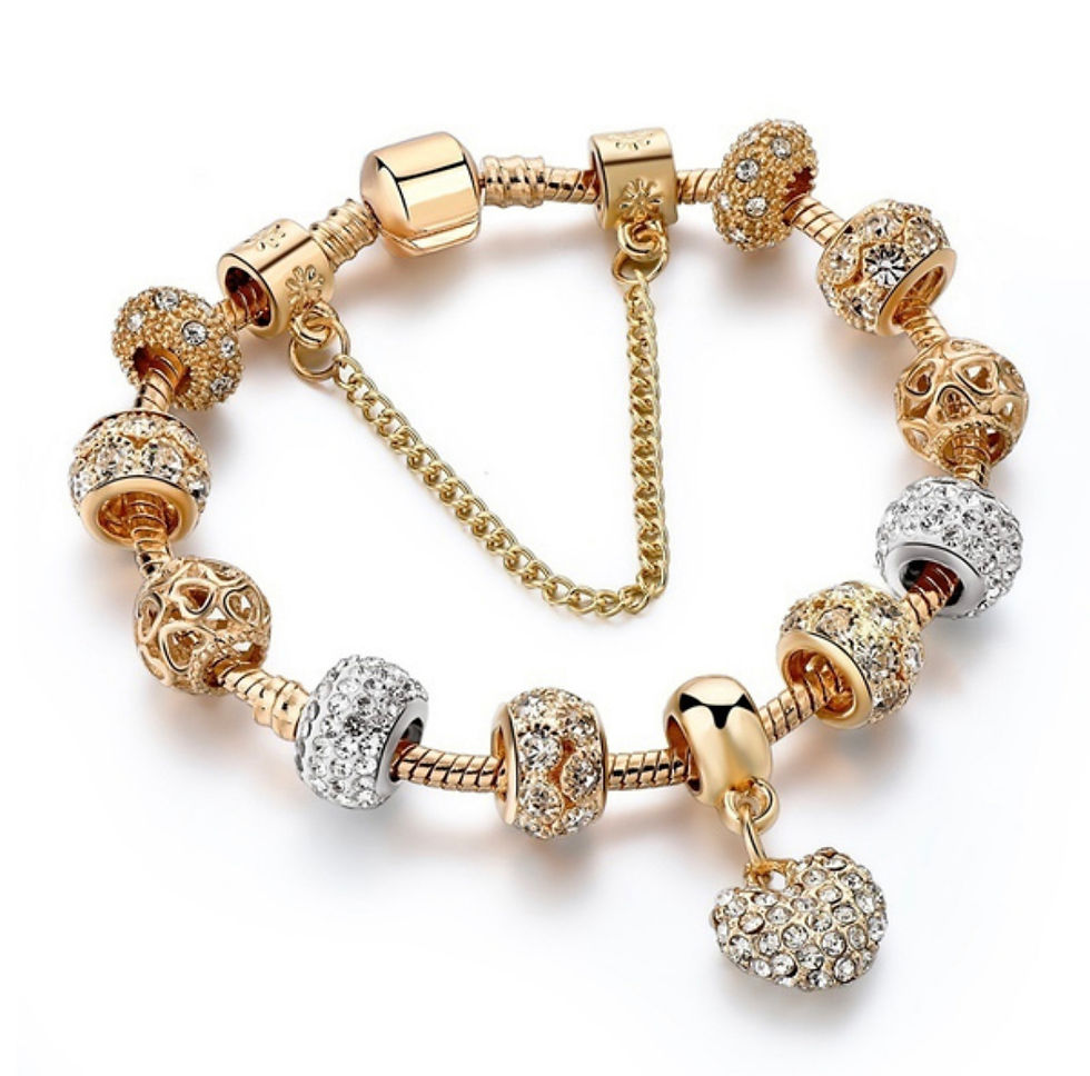 Miniatura: Pulsera 20 cm más dijes