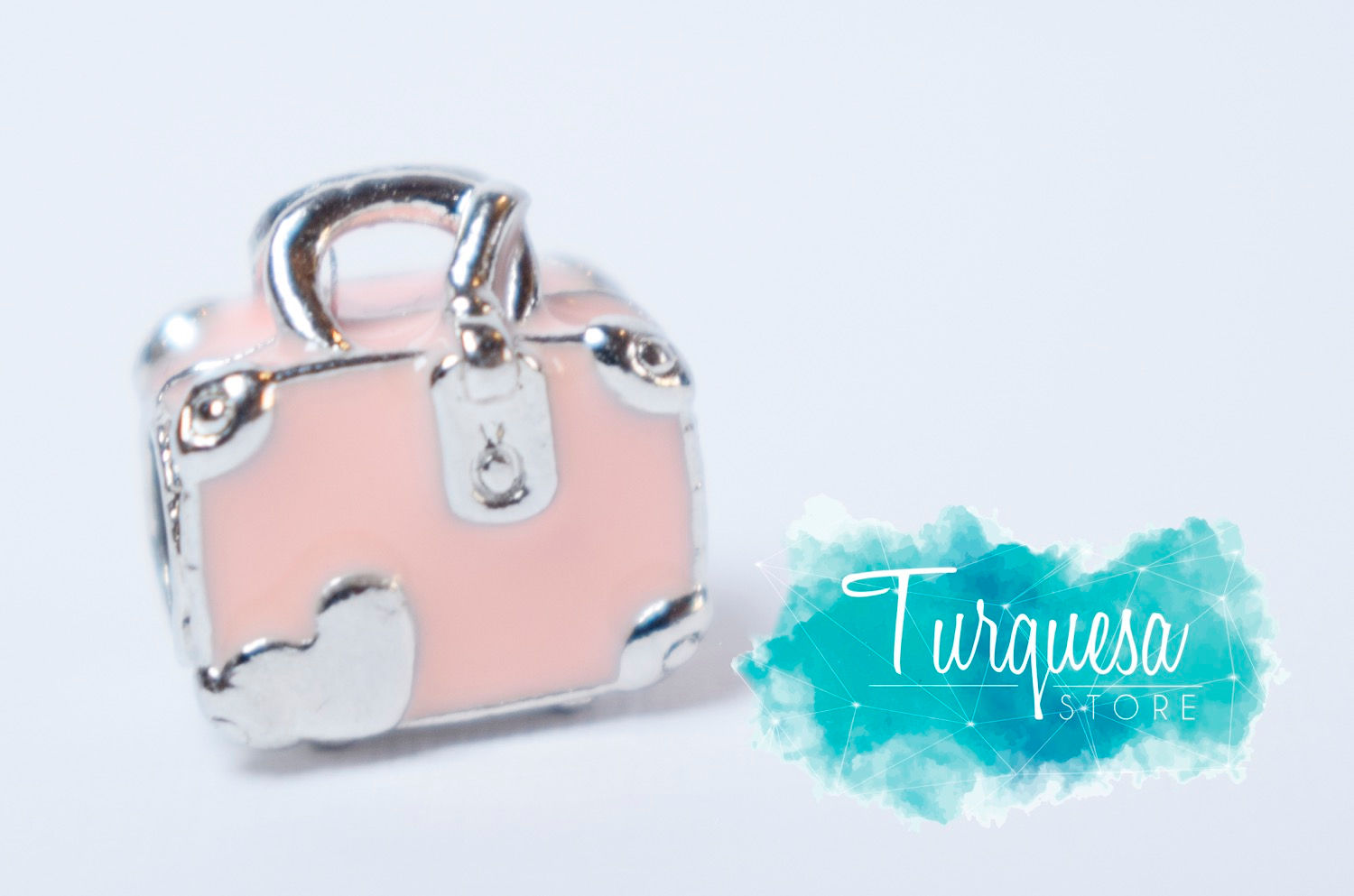 Charm maleta de viaje, color rosa