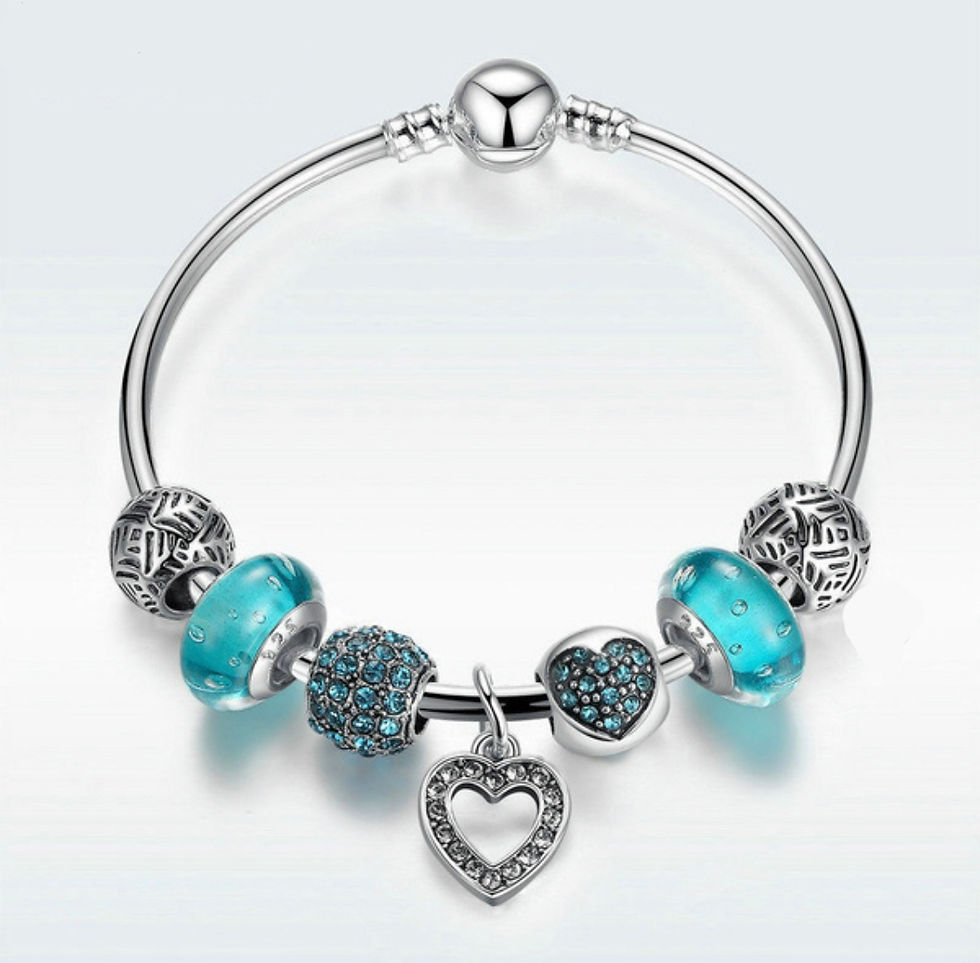 Miniatura: Pulsera 20 cm con dijes