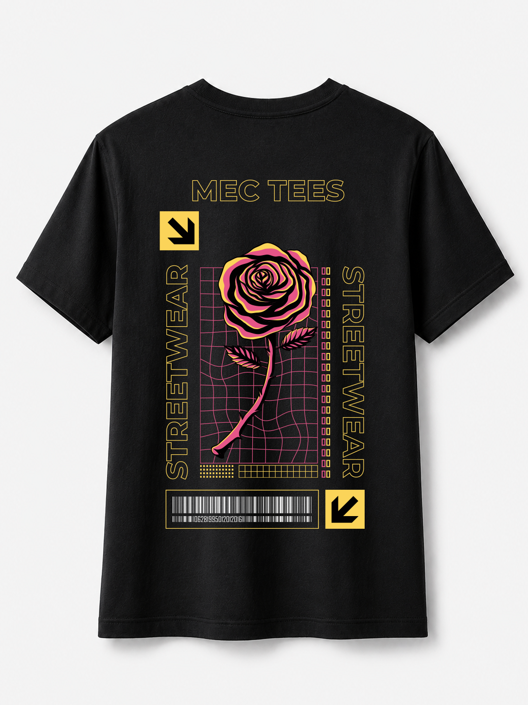 MecTees "Urban Rose" Oversize Tişört