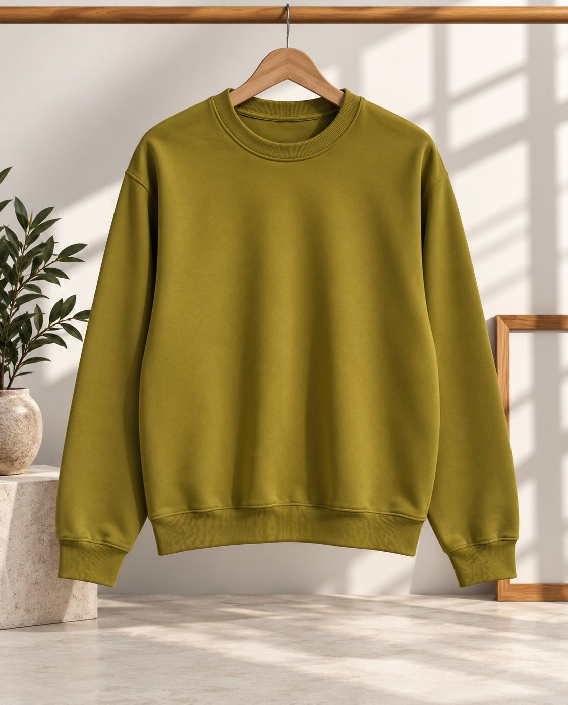 MecTees Haki Unisex Sweatshirt – Normal Kalıp,