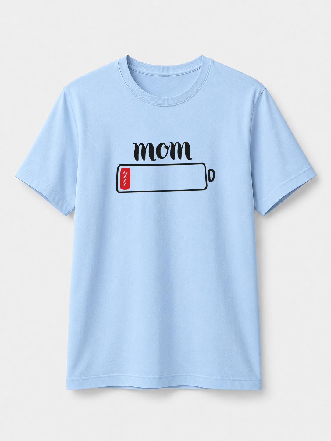 Low Battery Mom Tshirt| Eğlenceli Anne Tasarımlı Tişört