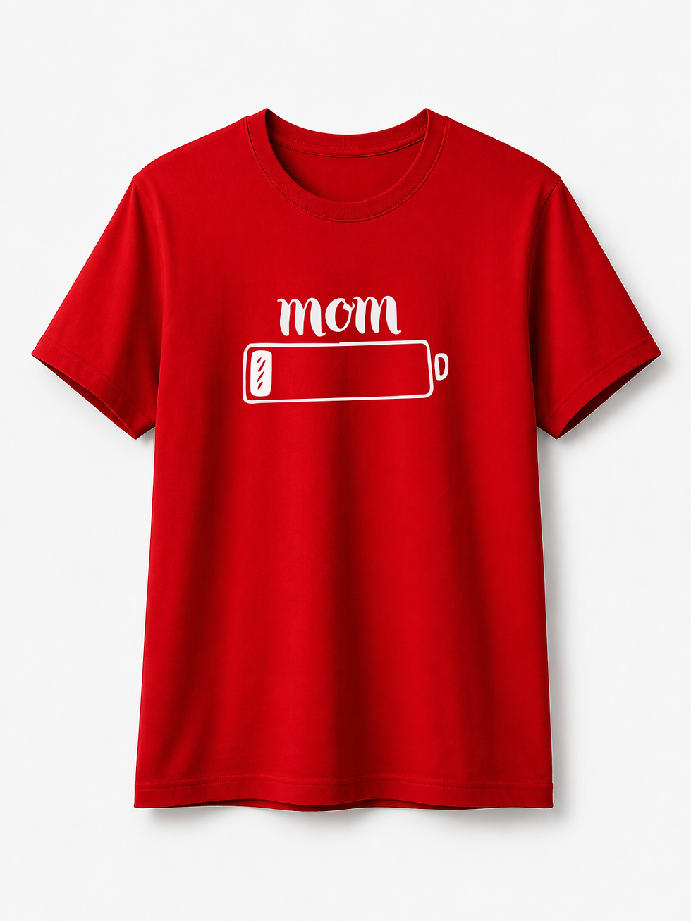 Küçük resim: Low Battery Mom Tshirt| Eğlenceli Anne Tasarımlı Tişört