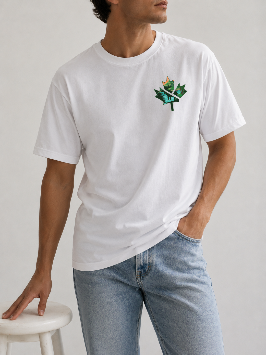MecTees Maple Forest Oversize Tişört
