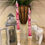 Thumbnail: Pink Roses Flameless Taper Candles, Wax LED Candles Set of 2 with Remote