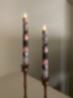 Thumbnail: Sweet Sugar Skull, Flameless Taper Candles, Wax, Tapers with remote