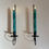 Thumbnail: St Paddy's Plaid Flameless Taper Candles, Wax LED Candles Set with Remote
