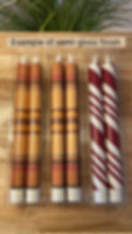 Thumbnail: Boho Chic Flameless Taper Candles, Wax LED Candles Set of 2 with Remote