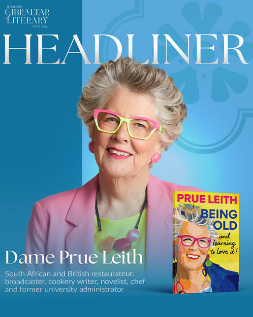 Dame Prue Leith to Headline Gibunco Gibraltar Literary Festival 2026