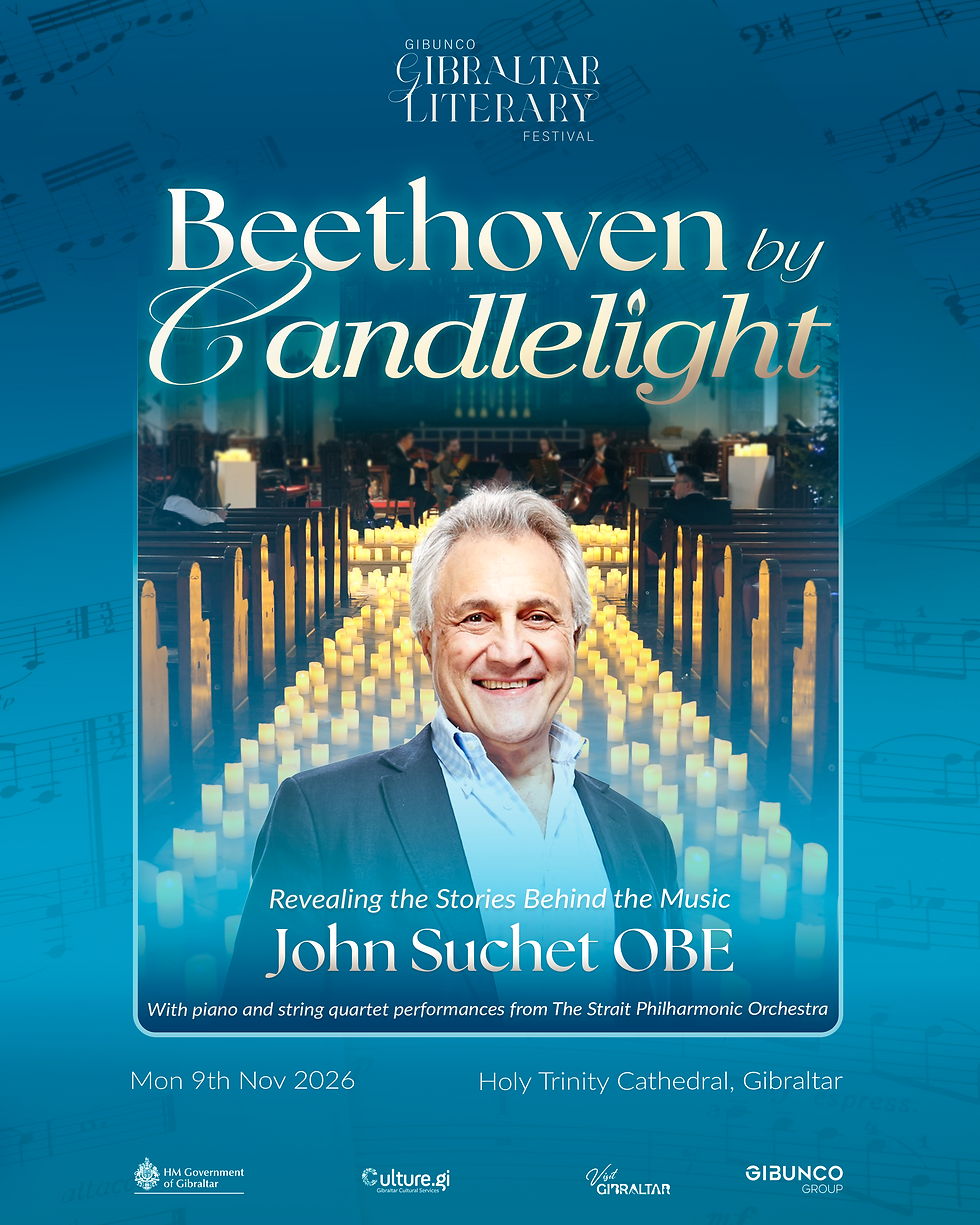 Exclusive event with John Suchet for the Gibunco Gibraltar Literary Festival 2026