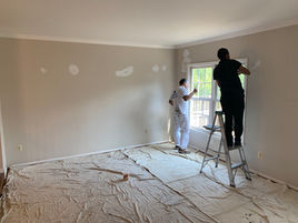 Touching up walls