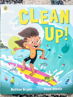 Rocket Says Clean Up! by Nathan Bryon, Illustrated by Dapo Adeola