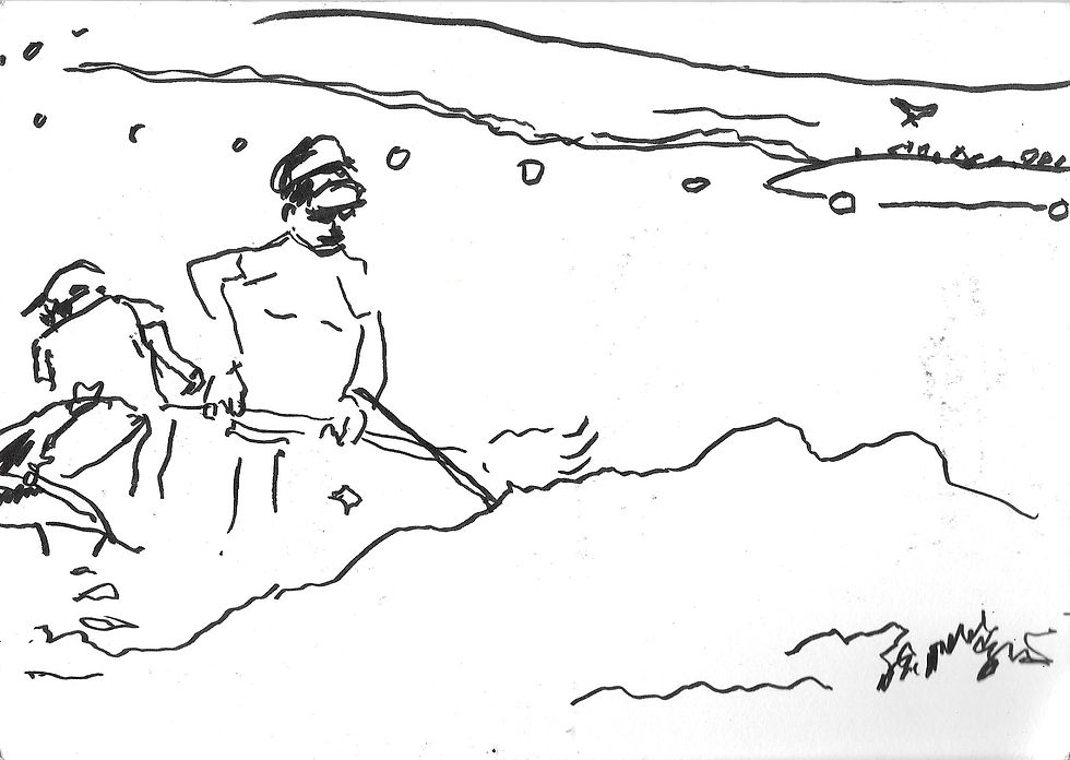 Limpeza de sargaço - Praia, no hotel - Riviera Maya - 1º dia, 2022