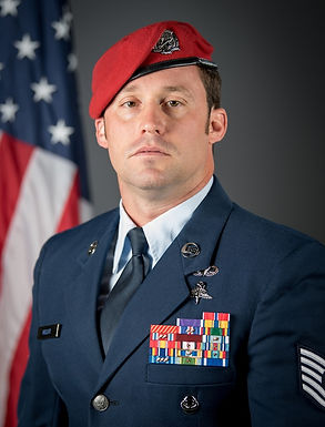 This is a photo of the Air Force Combat Controller who was awarded this medal for valor while in faithful service to the United States of America