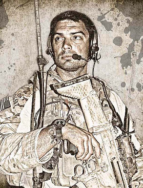 This is a photo of the Air Force Combat Controller who was awarded this medal for valor while in faithful service to the United States of America