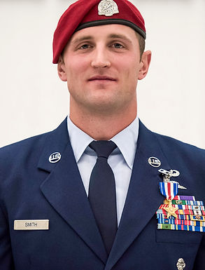 This is a photo of the Air Force Combat Controller who was awarded this medal for valor while in faithful service to the United States of America