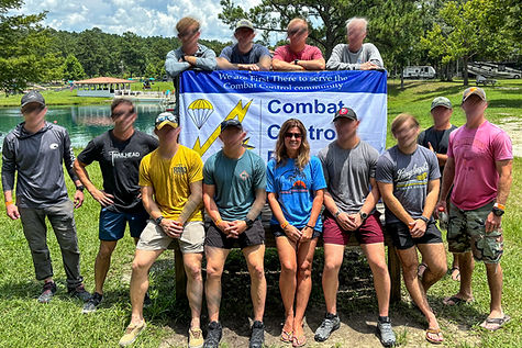 Gold Star wife Wendy Argel recertification dive with airmen from Special Tactics Squadrons