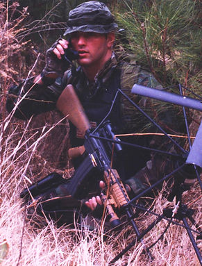 This is a photo of the Air Force Combat Controller who was awarded this medal for valor while in faithful service to the United States of America