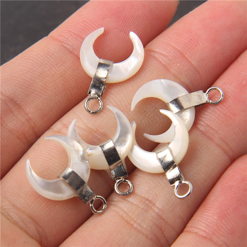 Thumbnail: 2pcs Natural Freshwater Pearl Pendant Irregular Shape Pearls  Connector Charms 