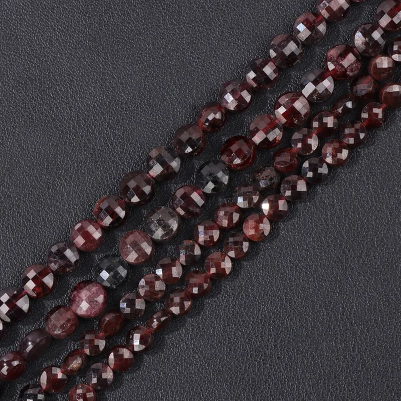 Miniatura: 4,6MM Natural Round Faceted Bead Quartz Prehnite Lapis Lazuli Loose BeadBracelet