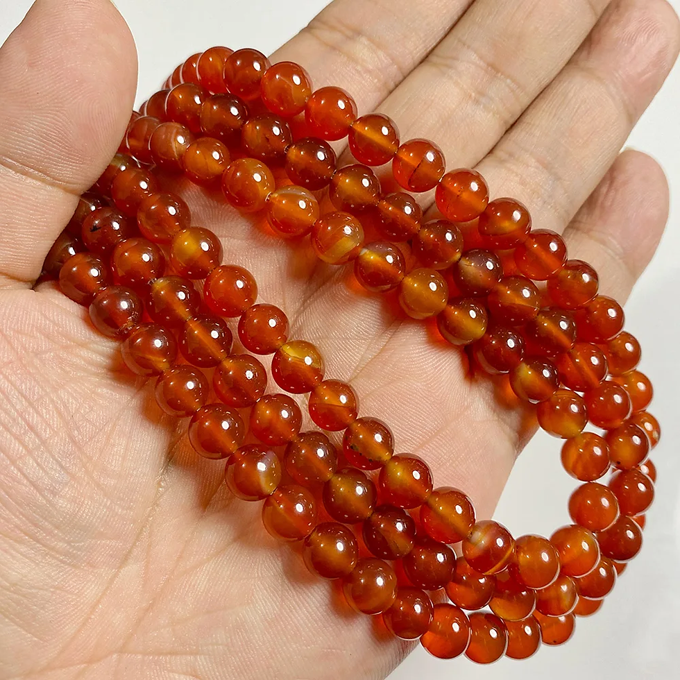 Miniaturbild: Natural Colorful Striped Agate 4/6/8/10/12MM Round Agate Loose Bead for Jewelry 