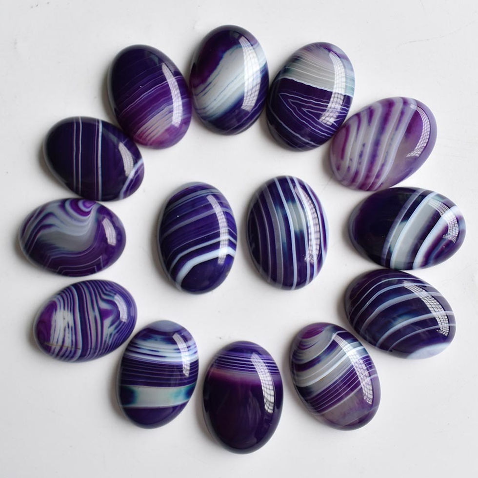 Miniaturbild: Wholesale 30pcs 18x25mm natural gemstones mixed oval CABOCHON bead for jewelry 
