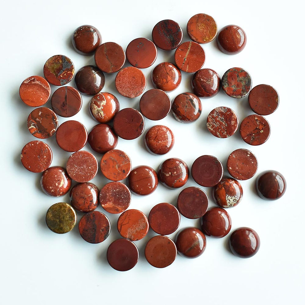 Miniaturbild: Natural stone mixed round cabochon beads for DIY 10mm wholesale 50pcs/lot 