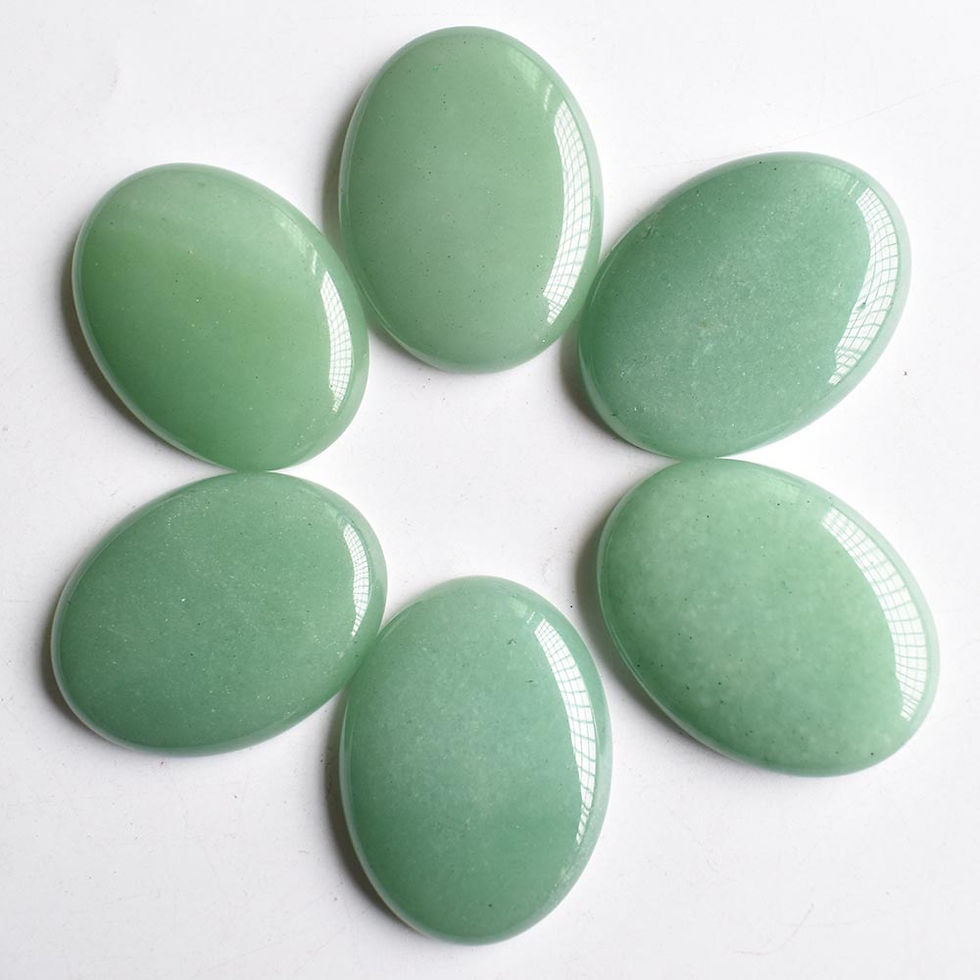 Miniatura: Wholesale 10pcs/lot natural stone mixed oval CABOCHON 30x40mm for DIY jewelry 