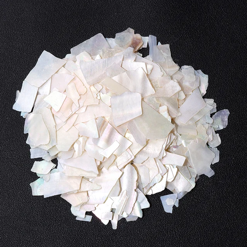 الصورة المصغرة: Muticolor Irregular Abalone Chips Natural Glitter Flakes Sea Shell Fragments 