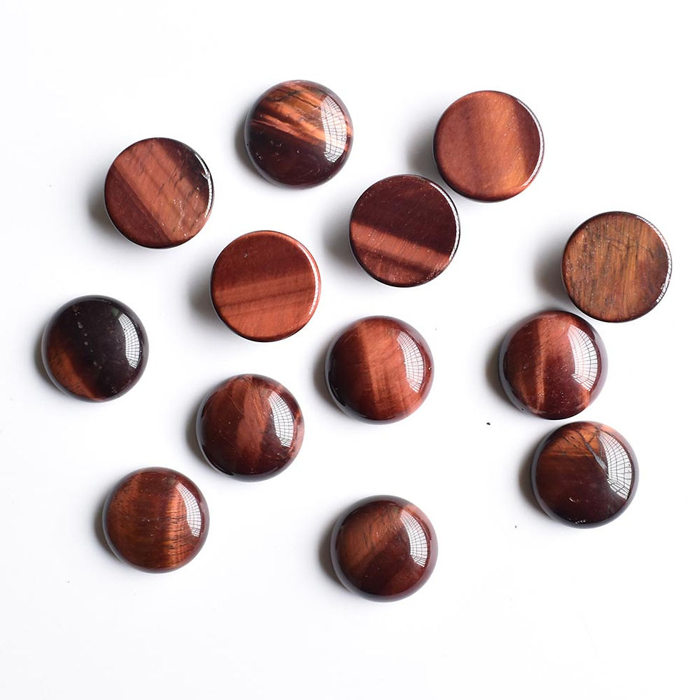 Miniaturbild: Wholesale 50pcs/lot natural mix round cabochon stone beads 16mm for jewelry 