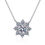 Thumbnail: 100% Real 1 Carat Sunflower Moissanite Pendant Necklace for Women 925 Sterling S