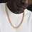 الصورة المصغرة: 8mm Iced Cuban Chain Necklace Real Full Moissanite Diamond Tennis Necklace S925 